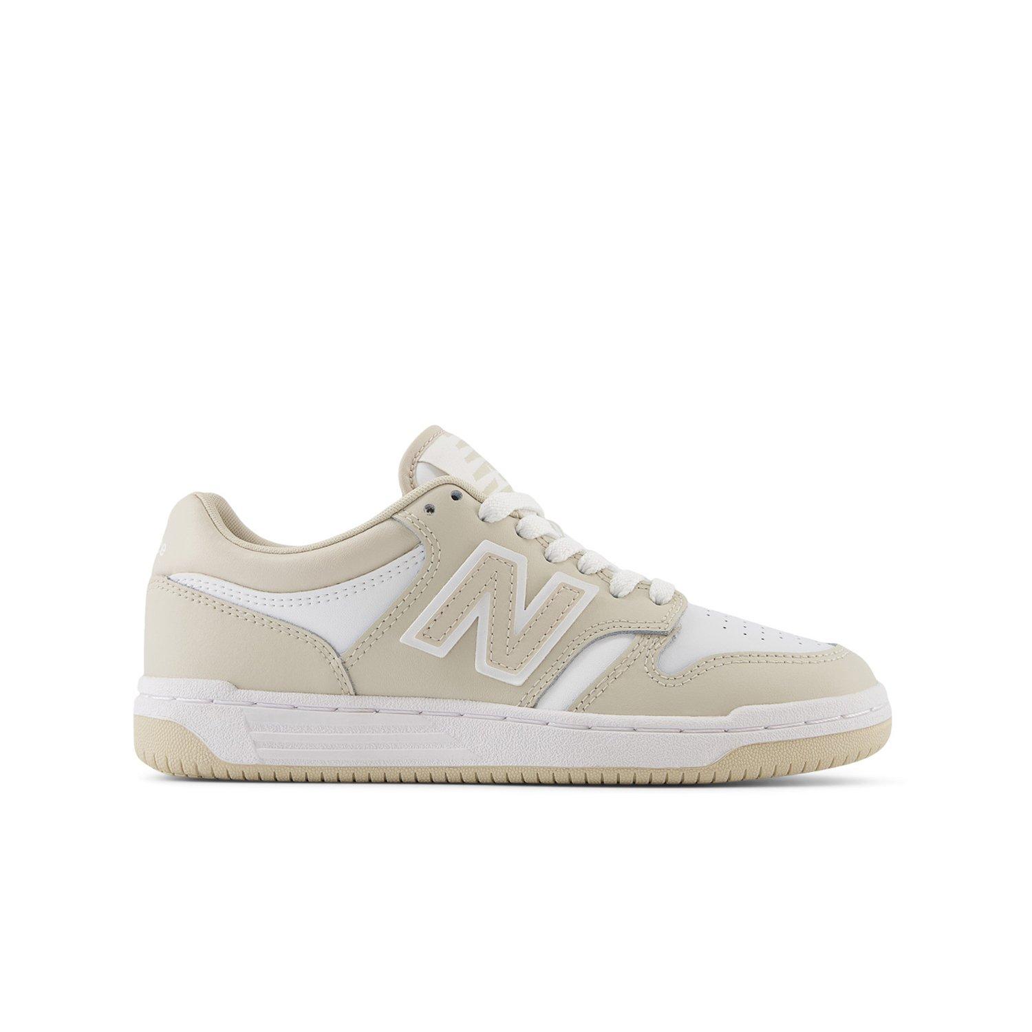 New Balance 480 "White/Beige" Grade School Girls' Shoe